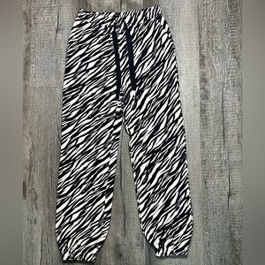 The Upside “Gia Blue Zebra Print Track Pant”